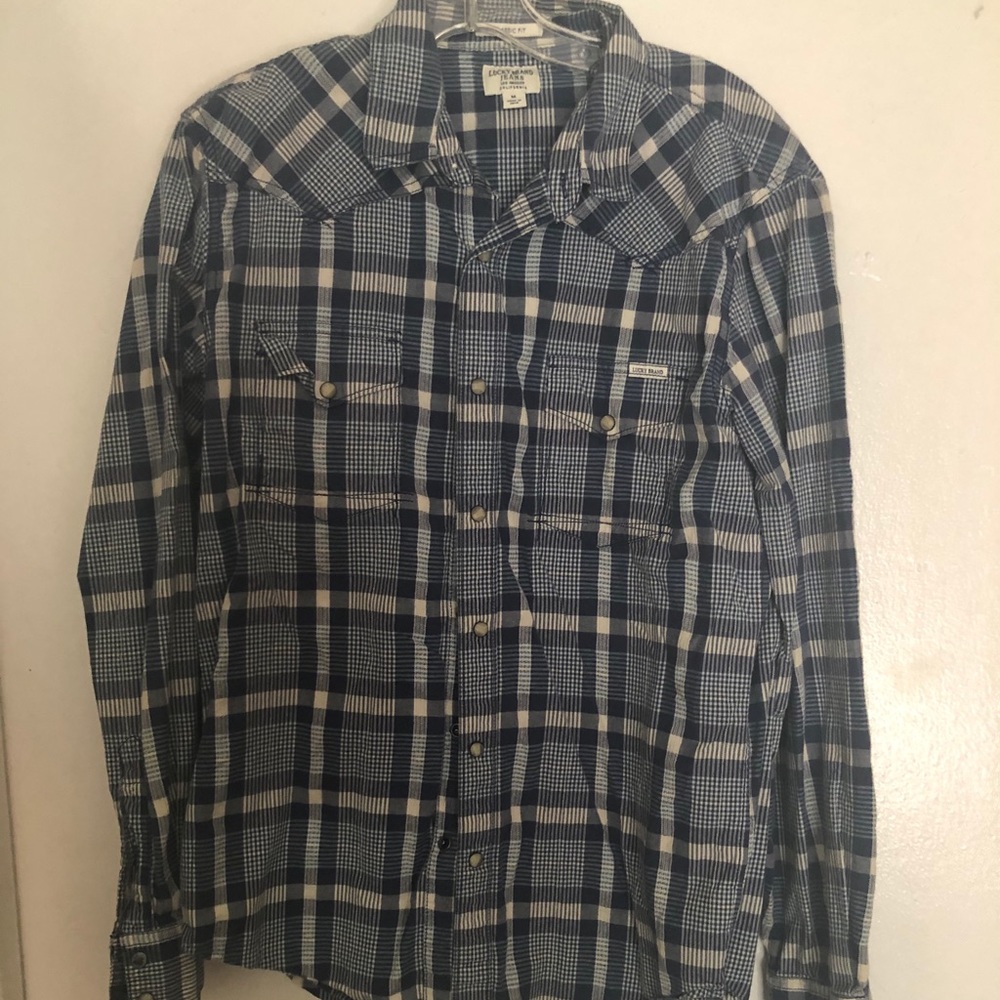 Patterned men’s button down - Picture 2 of 4